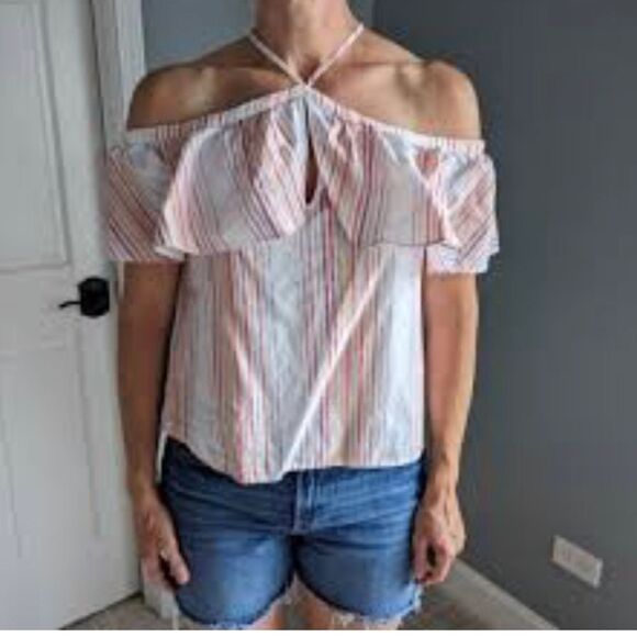 Express Summer Blouse Women's Size Small Petite New - Picture 1 of 11